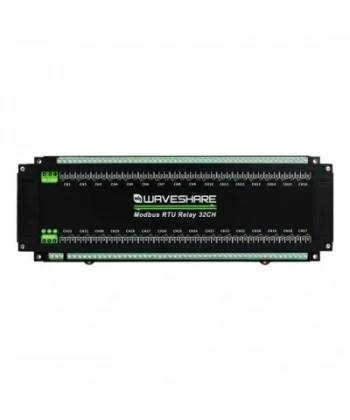 32 Kanallı Modbus RTU Ethernet Röle Modülü - RS485 Arayüzü