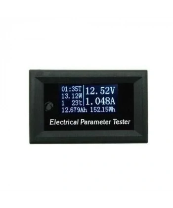 33V 3A 7in1 Dijital Voltmetre Ampermetre - Zaman Sıcaklık Watt Ölçer