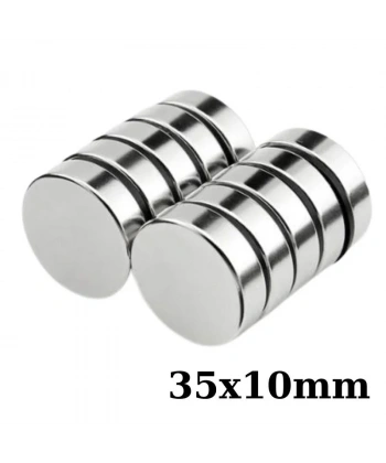 35x10mm Neodyum Güçlü Mıknatıs - Neodim Magnet