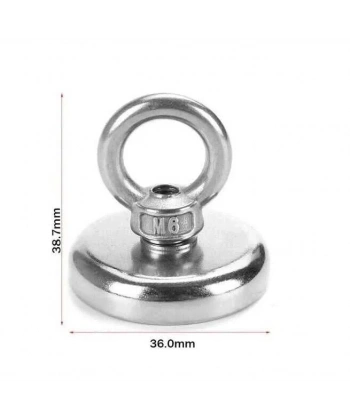 36mm Fishing Magnet - Neodyum Pot Mıknatıs