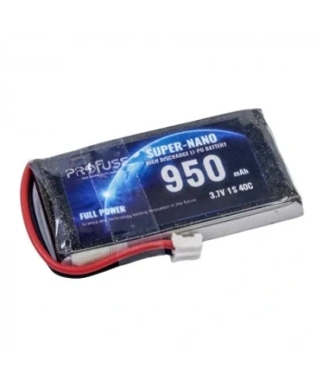 3.7V 1S 950mAh 40C Lipo Batarya
