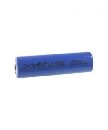 3.7V 2400mAh 18650 Li-ion Şarjlı Pil - Başlı