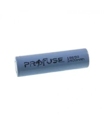 3.7V 2400mAh 18650 Li-ion Şarjlı Pil - Başsız