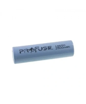 3.7V 2500mAh 18650 Li-ion Şarjlı Pil - Başsız