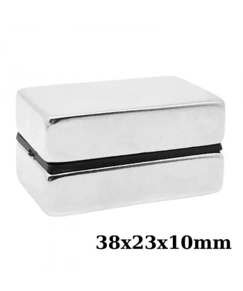 38x23x10mm Neodyum Güçlü Mıknatıs - Neodim Magnet