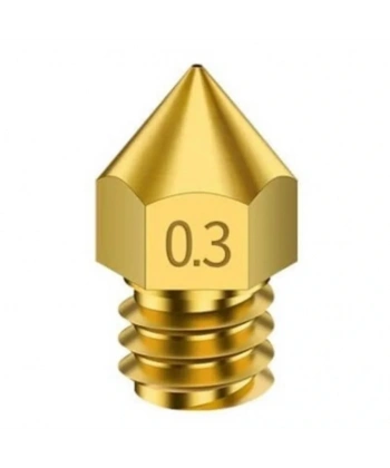 3D Yazıcı-Printer MK8 0.3mm Pirinç Nozzle
