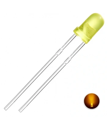 3mm Led Sarı Diyot Diffused 1 Adet