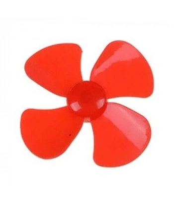 4 Kanatlı Plastik Pervane Ø56mm - Kırmızı