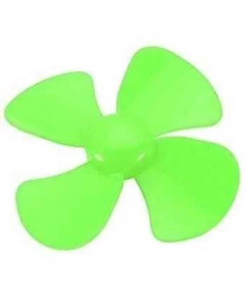 4 Kanatlı Plastik Pervane Ø56mm - Yeşil