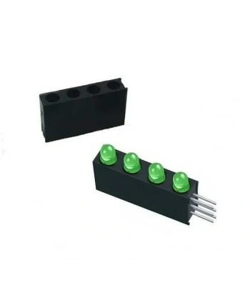 4lü Led Yuvası - 90 Derece