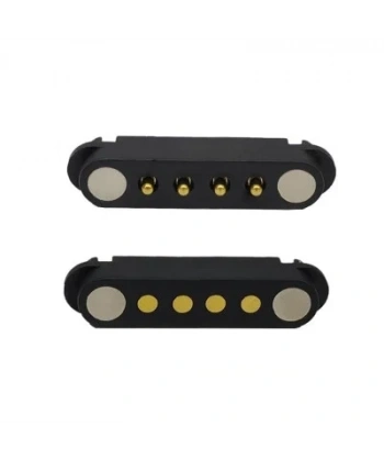 4-Pin 2.54mm Pogo Pin Manyetik Konnektör Takımı