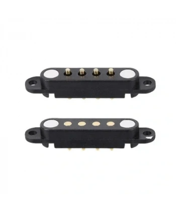 4-Pin 2.54mm Pogo Pin Manyetik Konnektör Takımı - Kulaklı