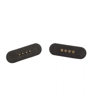 4-Pin 28x9mm Pogo Pin Manyetik Konnektör Takımı