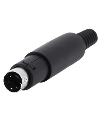 4 Pin Erkek Mini DIN Konnektör