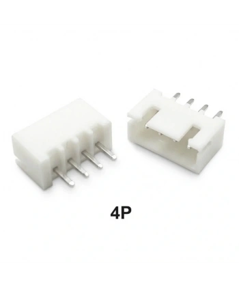 4 Pin JST-XHB 2.54 Düz Tunik Konnektör Erkek