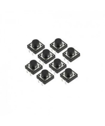 4 Pinli 12X12X7mm Tactile Push Buton