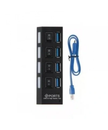 4 Port USB 3.0 Çoklayıcı On Off Anahtarlı