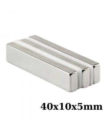 40x10x5mm Neodyum Güçlü Mıknatıs - Neodim Magnet