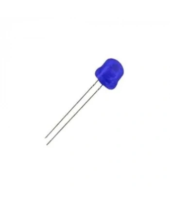 4.8mm Mavi Mantar Led Paketi - 10 Adet
