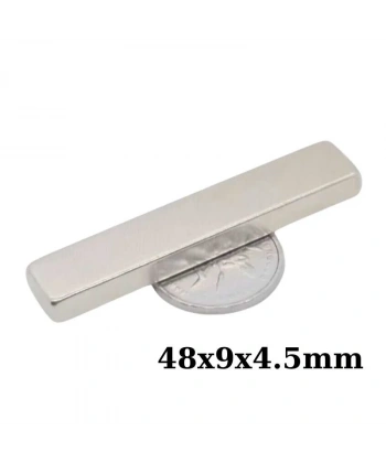 48X9x4.5mm Neodyum Güçlü Mıknatıs - Neodim Magnet