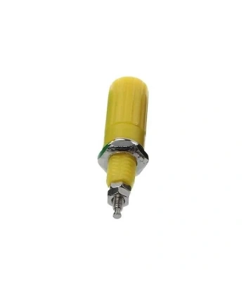 4mm Born Jak - Banana Sarı Dişi Soket Vidalı