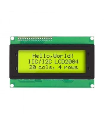 4X20 LCD Ekran Yeşil