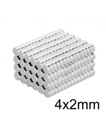 4X2mm Neodyum Güçlü Mıknatıs - Neodim Magnet