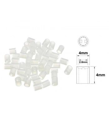 4x4mm Led Distans (Standoff) - Beyaz