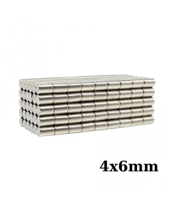 4x6mm Neodyum Güçlü Mıknatıs - Neodim Magnet