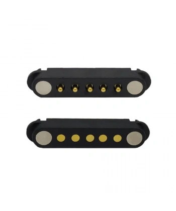 5-Pin 2.54mm Pogo Pin Manyetik Konnektör Takımı
