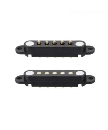5-Pin 2.54mm Pogo Pin Manyetik Konnektör Takımı - Kulaklı