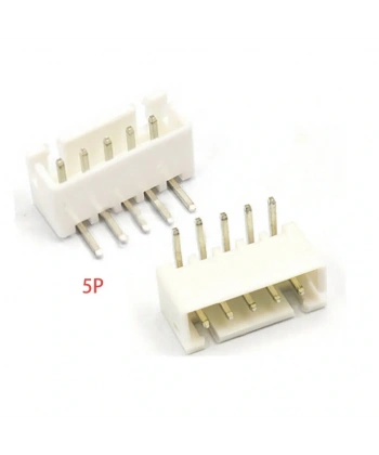 5 Pin JST-XH 2.54 Tunik Konnektör Erkek Eğik 90°