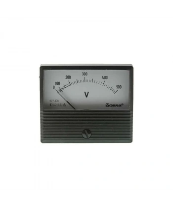 500V Analog Voltmetre - Panel Tipi Ölçü Aleti KLY-T670