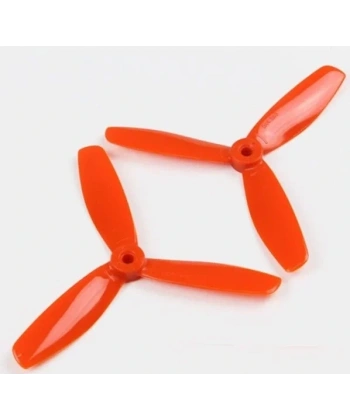 50x4,5mm Kırmızı 3 Bıçaklı Drone Pervanesi Seti