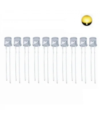 5mm Gün Işığı Kesik Başlı Led Paketi - 10 Adet