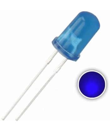5mm Led Mavi Diyot Diffused 1 Adet