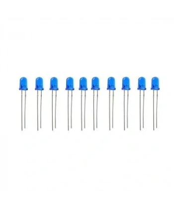 5mm Mavi Led Paketi - 10 Adet