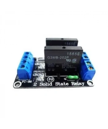 5V - 2 Kanal Solid State Röle Kartı (5V 2A)