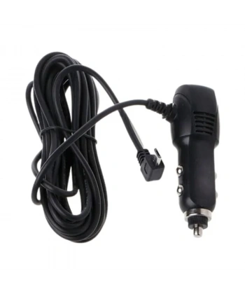 5V 2,4A Çift USB Araç Çakmaklık Şarj Cihazı 90C Micro USB Çıkışlı - 3,5m Kablo