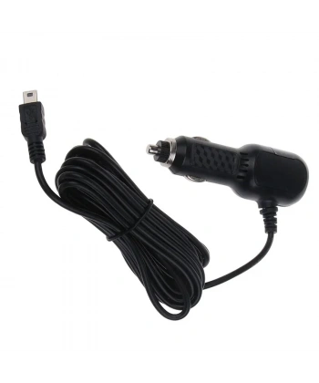 5V 2,4A Çift USB Araç Çakmaklık Şarj Cihazı Mini USB Çıkışlı - 3,5m Kablo