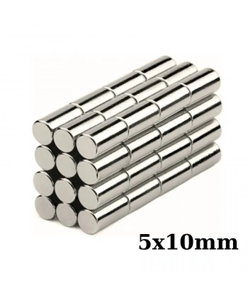 5x10mm Neodyum Güçlü Mıknatıs - Neodim Magnet