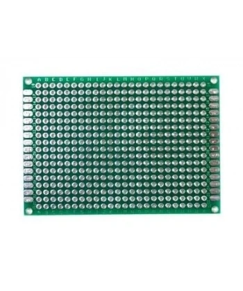 5x7cm Epoxy Çift Taraflı Delikli Plaket