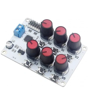 6 Kanal Potansiyometreli Servo Motor Kontrol Kartı