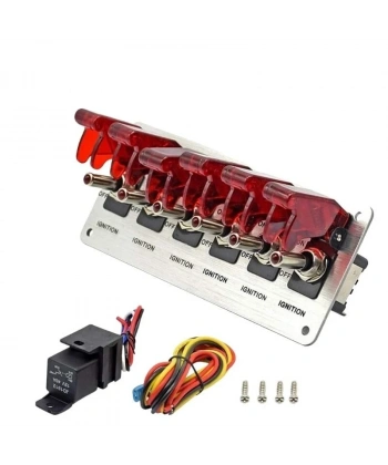 6lı ON-OFF Toggle Switch Panel