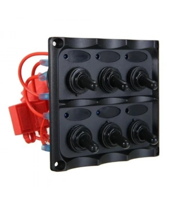 6lı ON-OFF Toggle Switch Panel