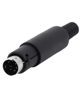 6 Pin Erkek Mini DIN Konnektör