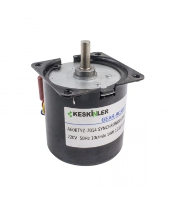 60-KTYZ 10 RPM 14W AC Senkron Motor