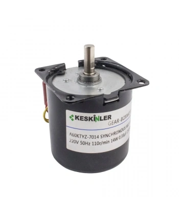 60-KTYZ 110 RPM 14W AC Senkron Motor