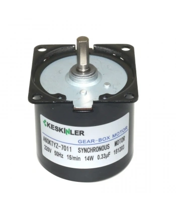 60-KTYZ 15 RPM 14W AC Senkron Motor