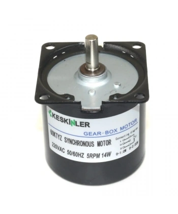 60-KTYZ 5RPM 14W AC Senkron Motor
